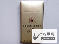 本森100S(美产免税)香烟价格表（多少钱一包）